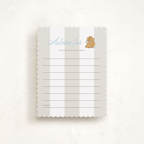 Baby Shower Insert Cards