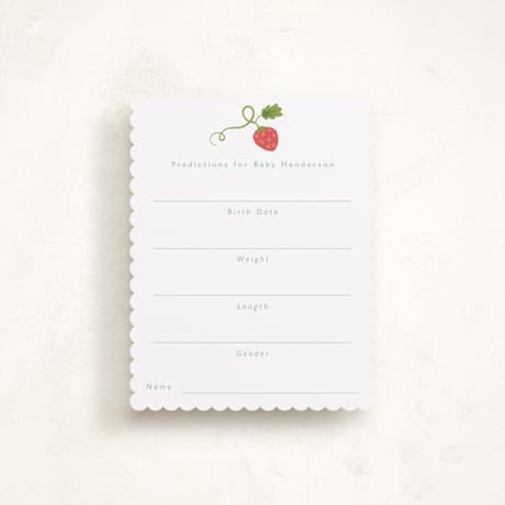 Baby Shower Insert Cards