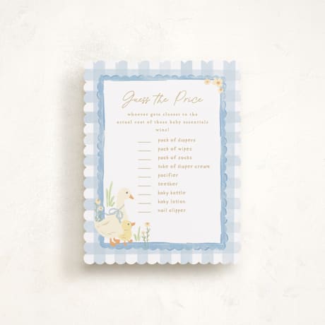 Baby Shower Insert Cards