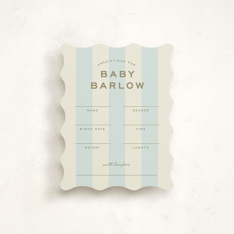 Baby Shower Insert Cards