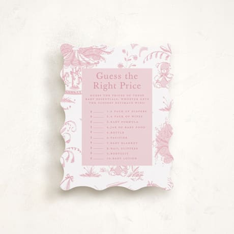 Baby Shower Insert Cards