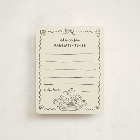 Baby Shower Insert Cards