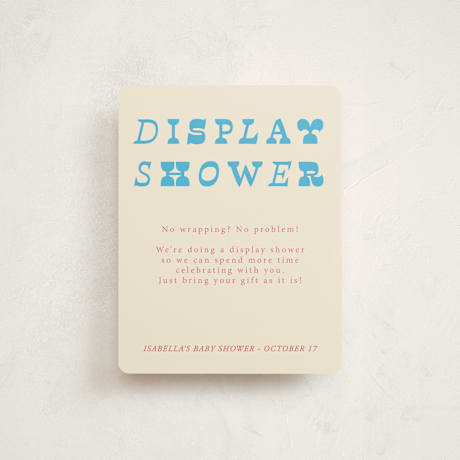 Baby Shower Insert Cards