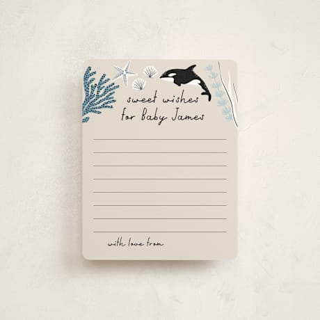 Baby Shower Insert Cards