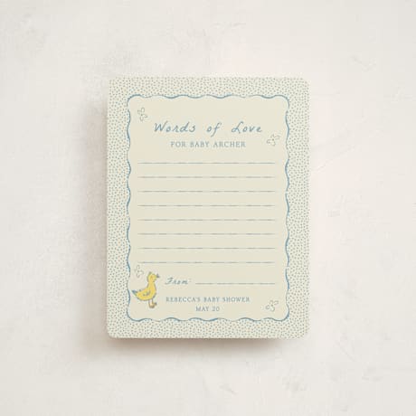 Baby Shower Insert Cards