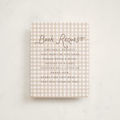 Baby Shower Insert Cards