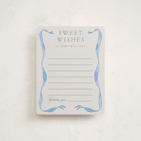 Baby Shower Insert Cards