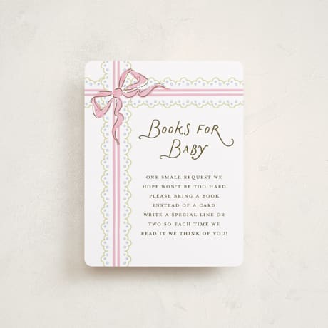 Baby Shower Insert Cards