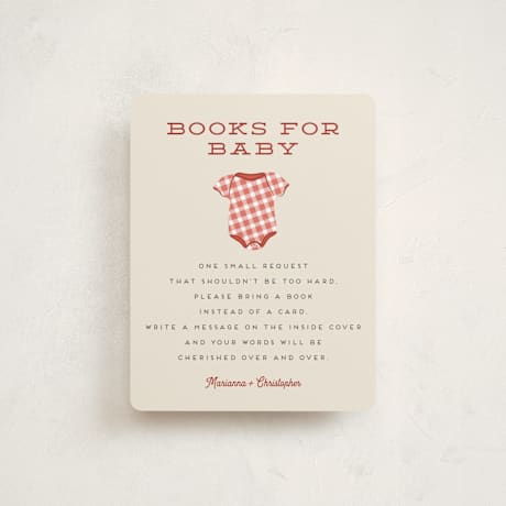 Baby Shower Insert Cards