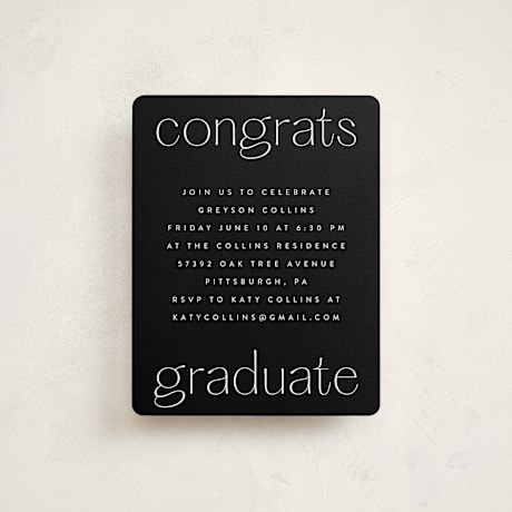 Graduation Insert Cards