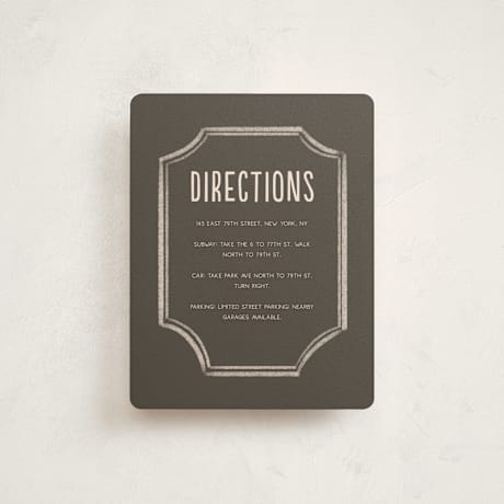 Mitzvah Direction Cards