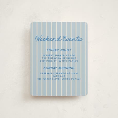 Mitzvah Direction Cards