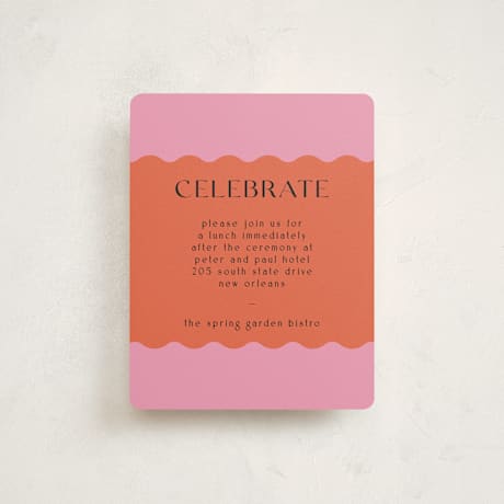 Mitzvah Reception Cards