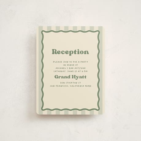 Mitzvah Reception Cards