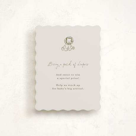 Baby Shower Insert Cards