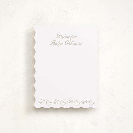 Baby Shower Insert Cards