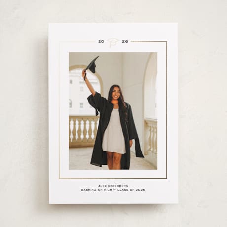 Foil-Pressed Graduation Announcements