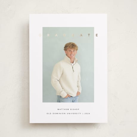 Foil-Pressed Graduation Announcements
