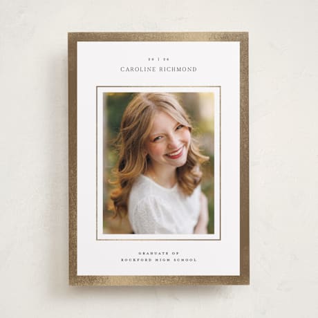 Foil-Pressed Graduation Announcements