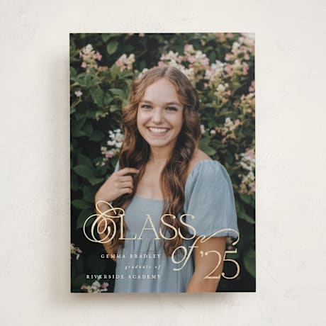 Foil-Pressed Graduation Announcements