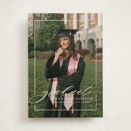 Foil-Pressed Graduation Announcements