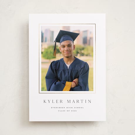 Foil-Pressed Graduation Announcements