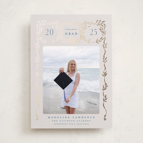 Foil-Pressed Graduation Announcements