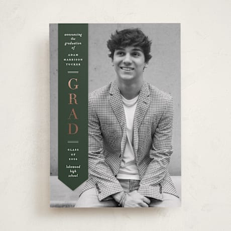 Foil-Pressed Graduation Announcements