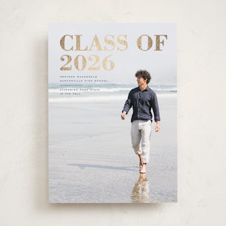 Foil-Pressed Graduation Announcements
