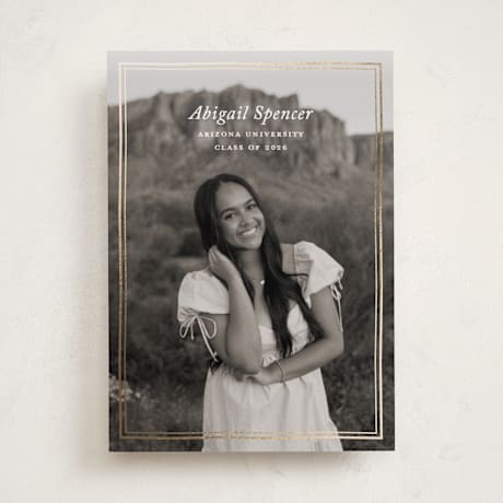 Foil-Pressed Graduation Announcements