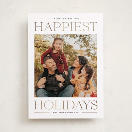 Foil-Pressed Holiday Cards