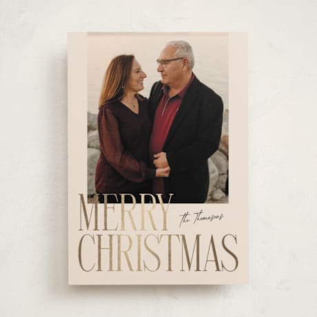 Foil-Pressed Holiday Cards