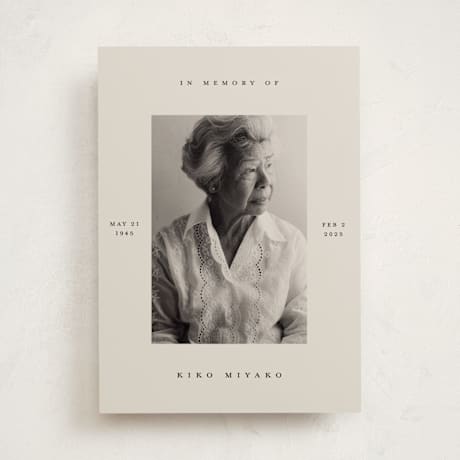 Memorial Cards