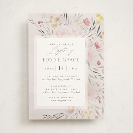 Baptism and Christening Invitations