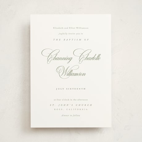 Baptism and Christening Invitations
