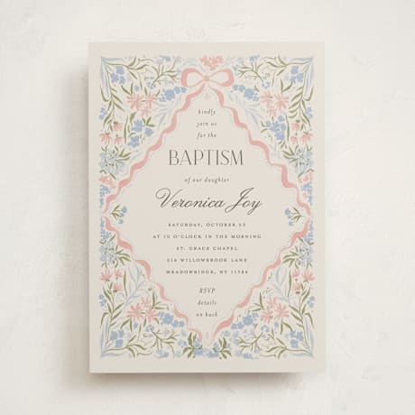 Baptism and Christening Invitations