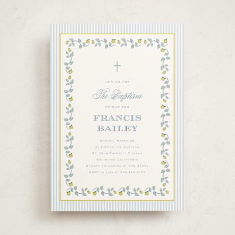 Baptism and Christening Invitations