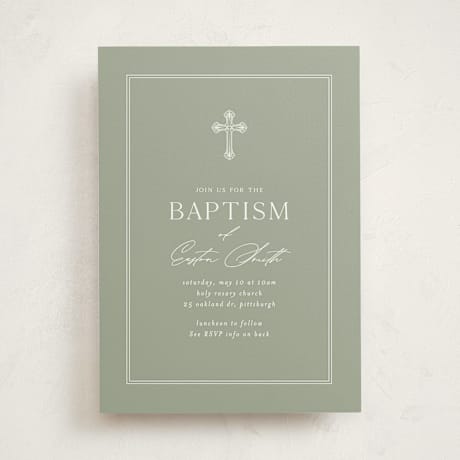 Baptism and Christening Invitations