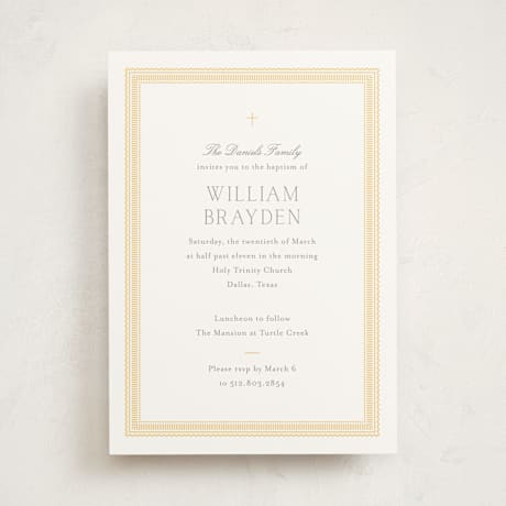 Baptism and Christening Invitations
