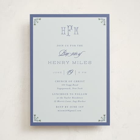 Baptism and Christening Invitations