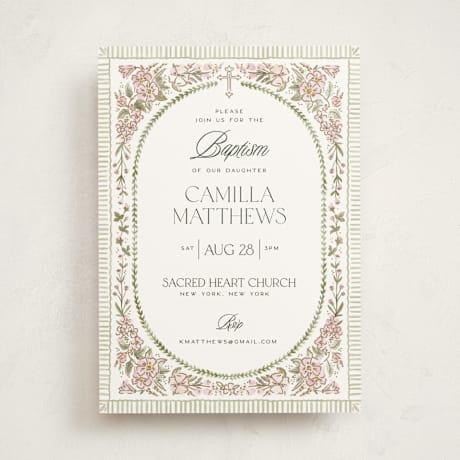 Baptism and Christening Invitations