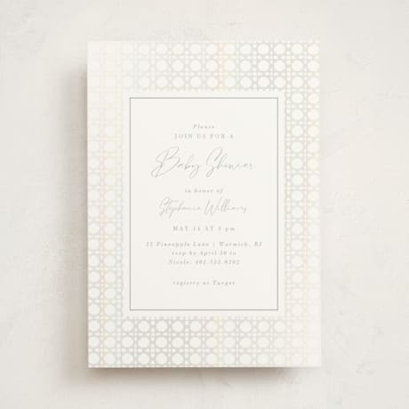 Gloss-Press Baby Shower Invitations