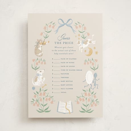 Baby Shower Game Cards