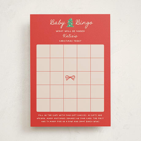 Baby Shower Game Cards