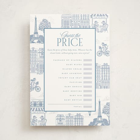 Baby Shower Game Cards