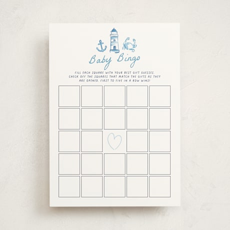 Baby Shower Game Cards