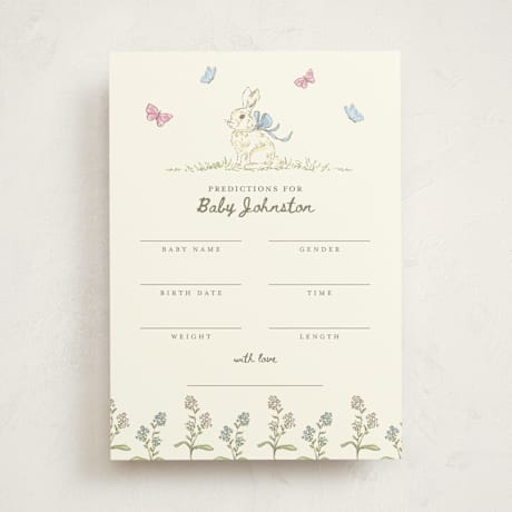 Baby Shower Game Cards