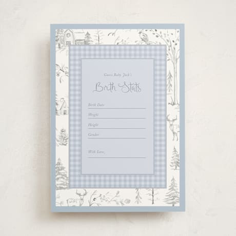 Baby Shower Game Cards