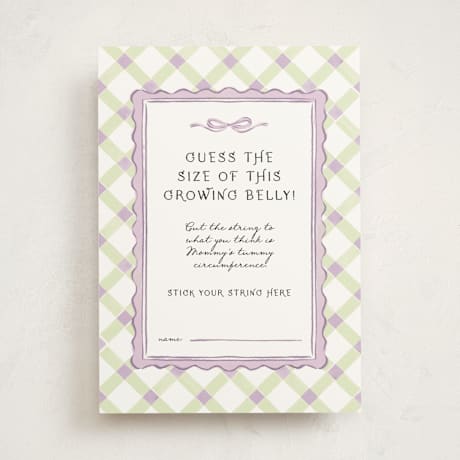 Baby Shower Game Cards