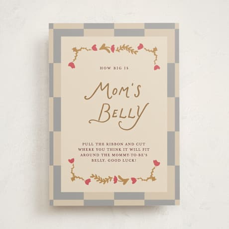 Baby Shower Game Cards